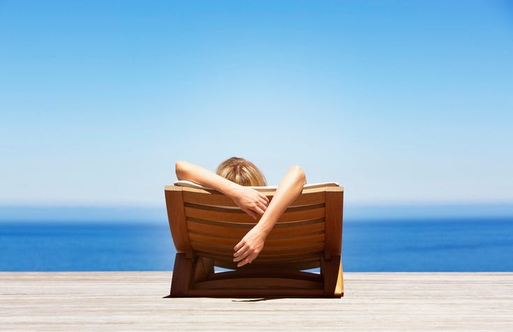 Woman Sunbathing