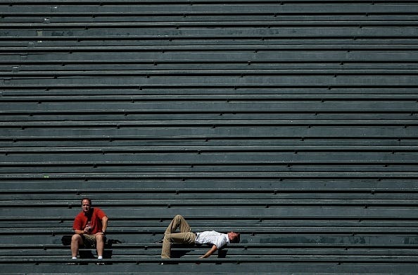 empty stands