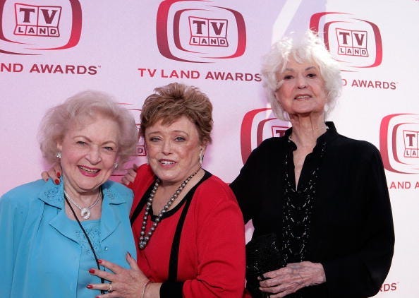 Betty White, Rue McClanahan and Bea Arthur