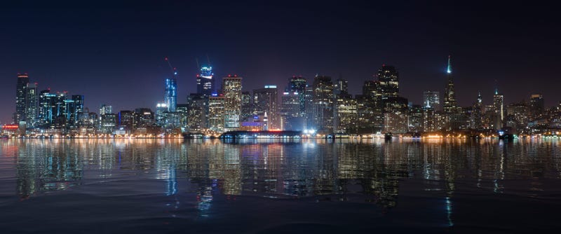 San Francisco seen from Treasure Island.