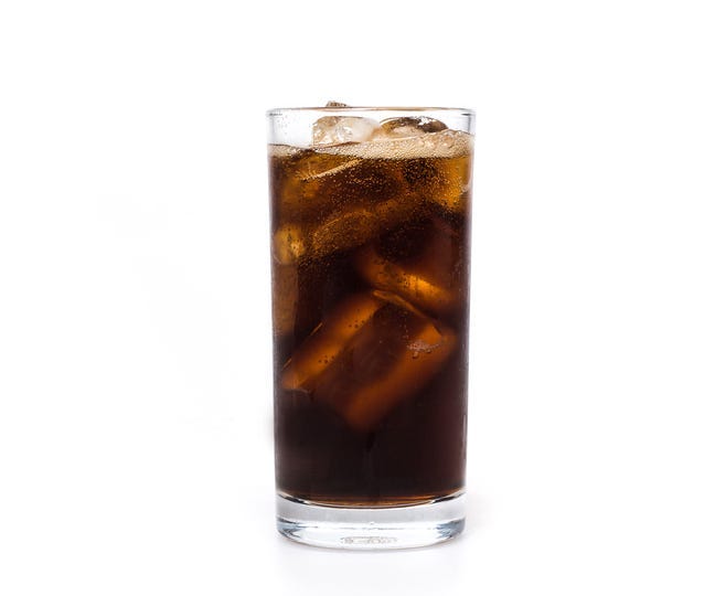 glass of soda