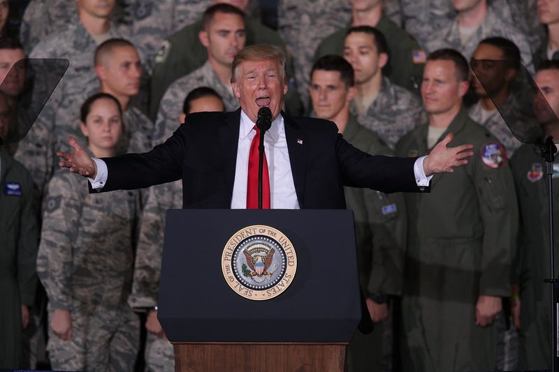 Trump and Troops
