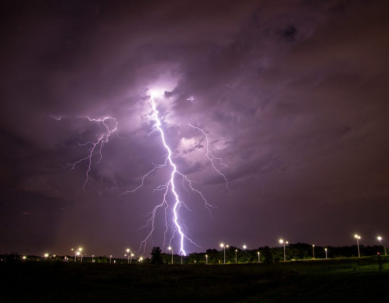 Thunderstorms across Kansas Friday into Saturday