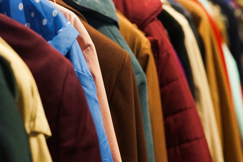 Hanging clothes