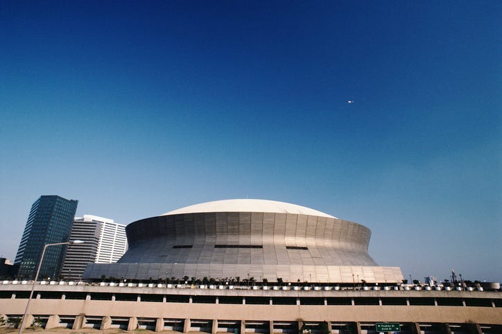 Gunfire at Superdome!