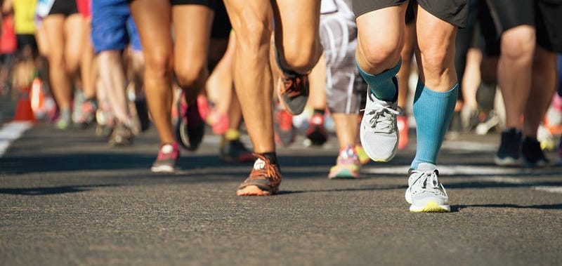 Running. 