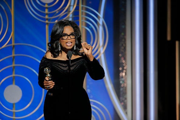 Oprah Winfrey, Women of he Year, Forbes