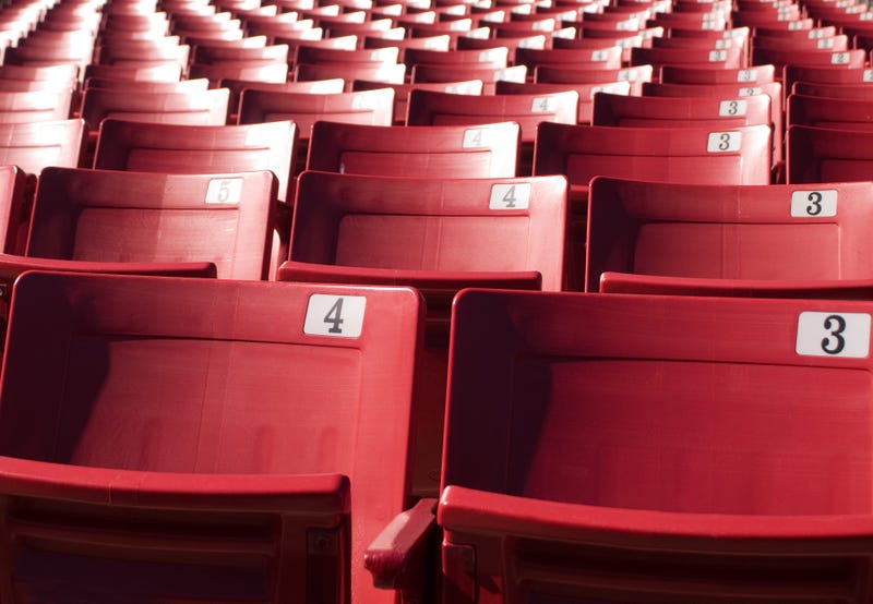 empty stadium seats