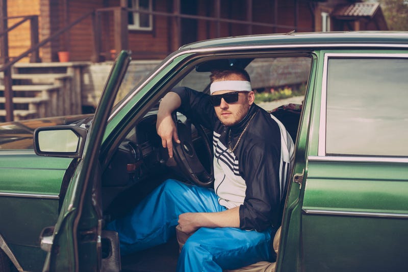 2000's Guy in his car