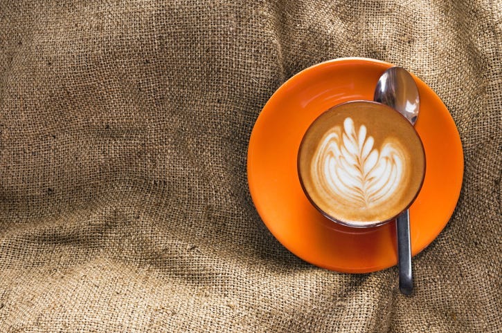 Coffee in the fall