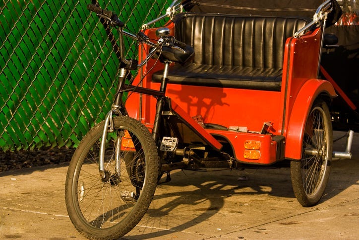 Pedicab, Bicycle Cab, 