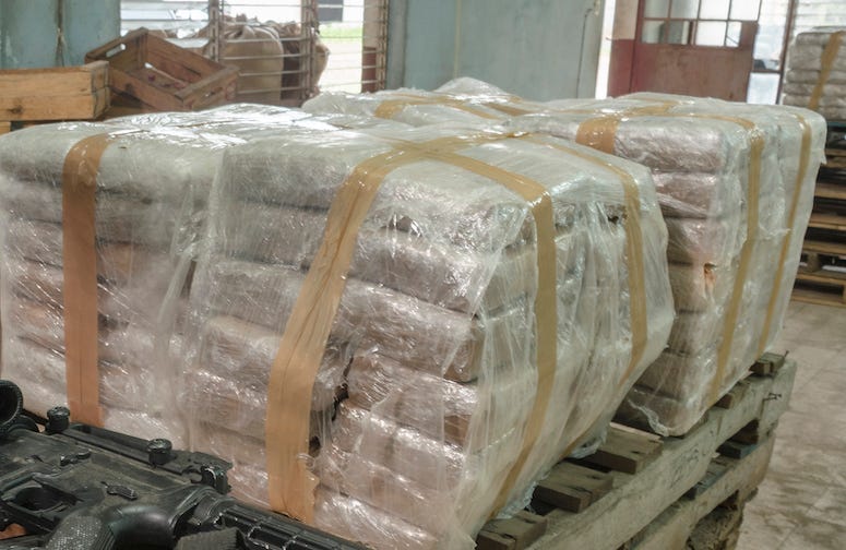 Drugs, Packages, Bricks, Warehouse, Marijuana