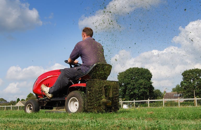 Lawnmower, Cutting Grass, Yard Work, Riding Mower, Grass Sprayings, Yard