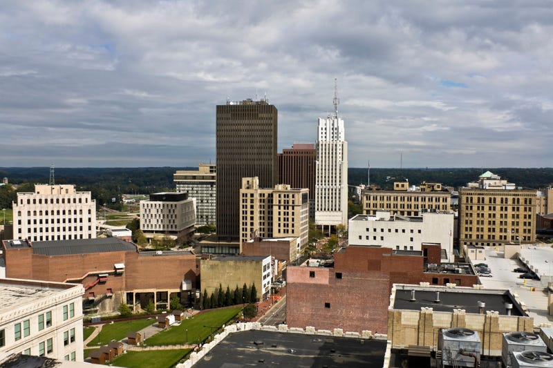 Akron skyline