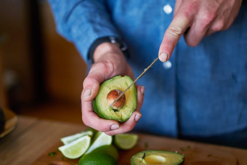 avocado cutting