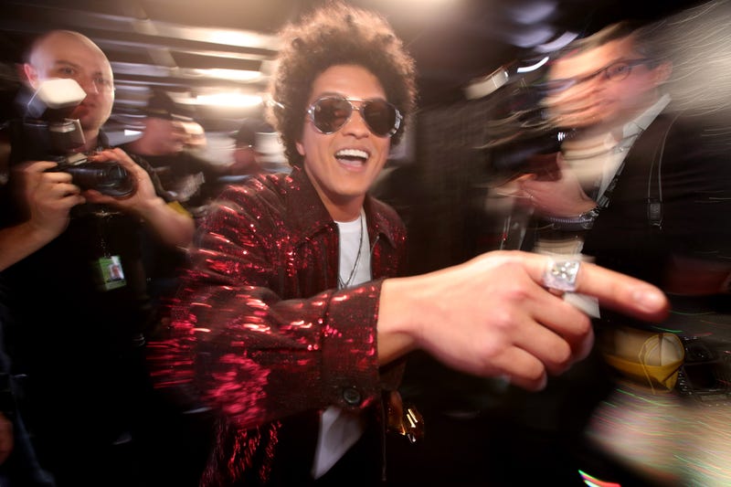 Bruno Mars attends the 60th Annual GRAMMY Awards