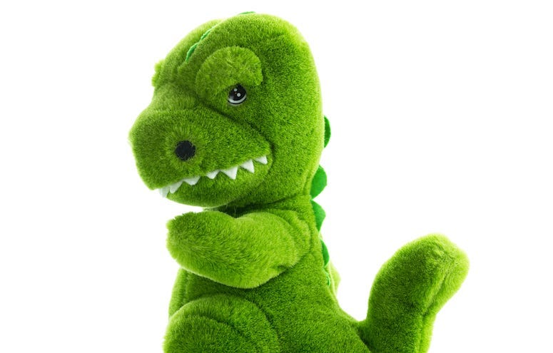 Stuffed Dinosaur, Toy, Doll, Plush