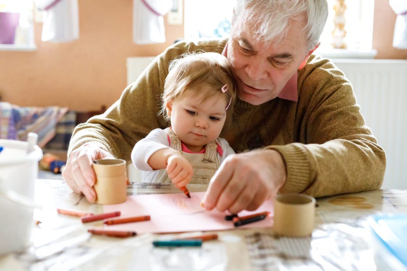 Grandparent with grandchild