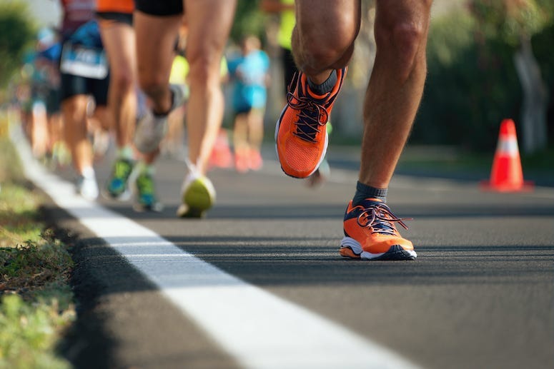 Triathletes, Runners, Running, Marathon