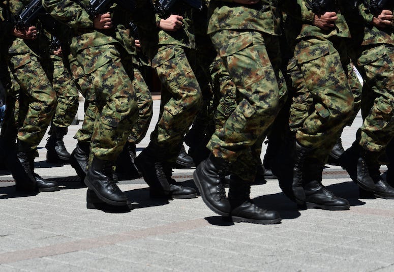 Army, Soliders, Boots, Marching, Pavement