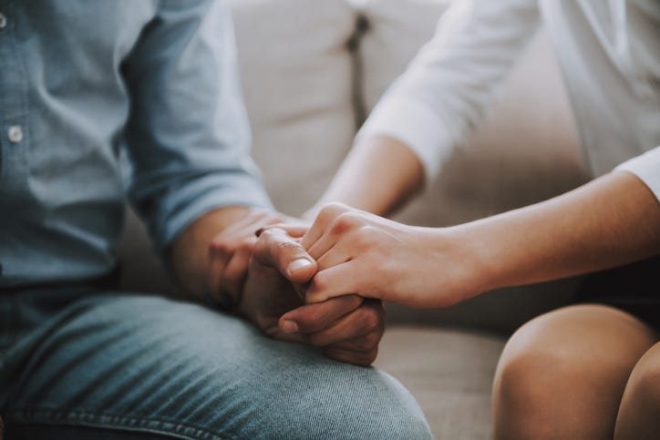 Hold hands