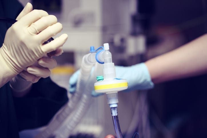 Ventilator In Hospital 