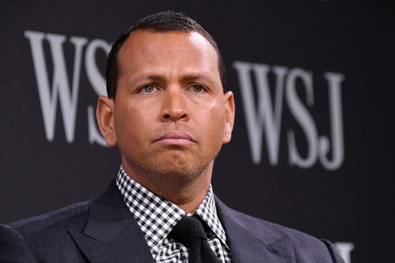 Sports commentator and former professional baseball player Alex Rodriguez takes part in a panel during WSJ's The Future of Everything Festival at Spring Studios on May 8, 2018 in New York City.