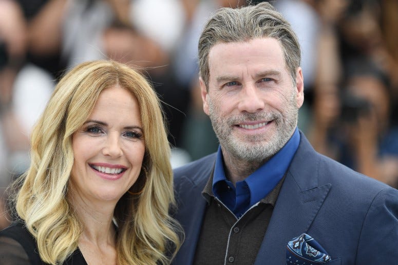 John Travolta and Kelly Preston