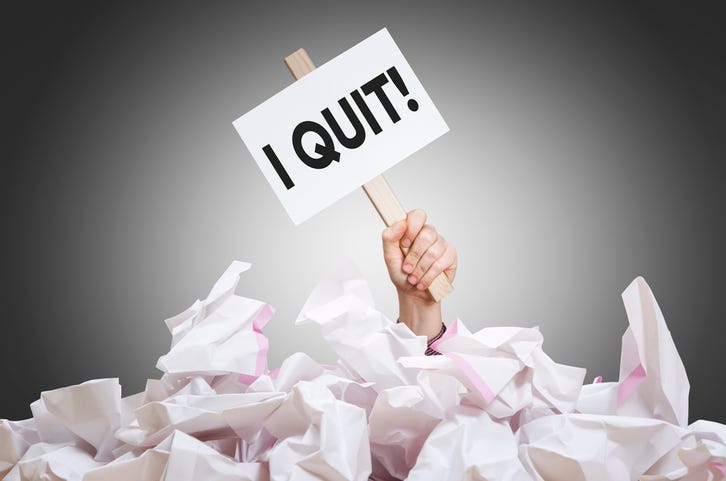quit
