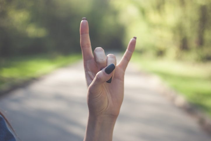 Rock N Roll hand