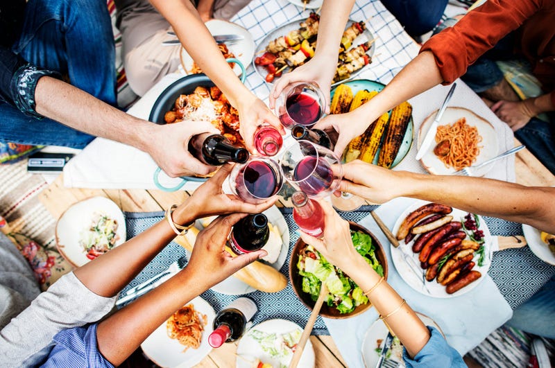 Wine and Barbecuing