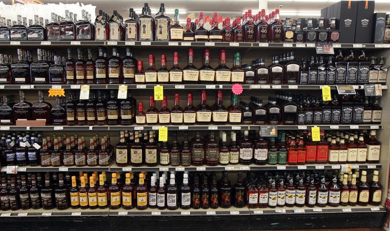 Liquor Store Shelves