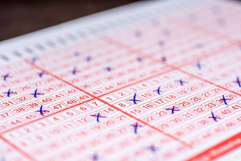 Lottery Ticket, Completed, Pen
