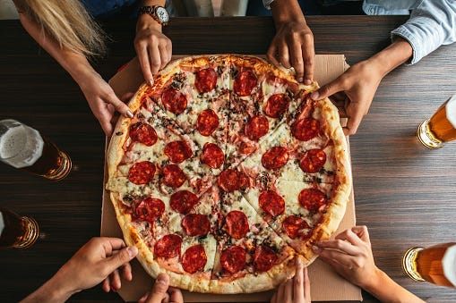 Pizza hands