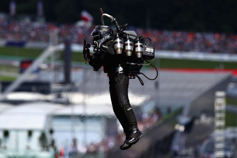 Guy with a jet pack