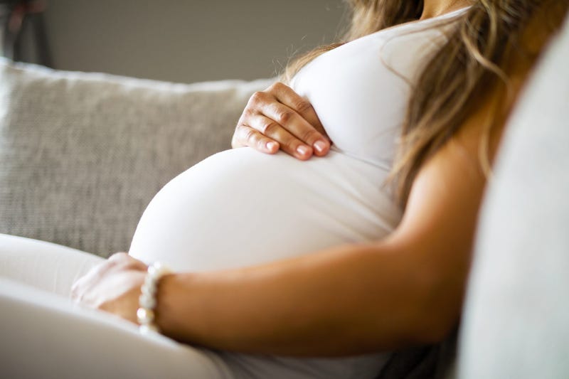 pregnant woman's belly