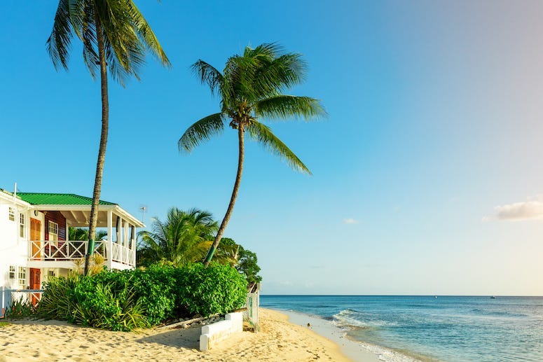 Barbados, Beach, House, Ocean