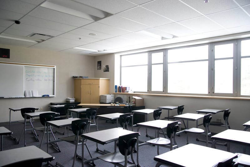 empty classroom