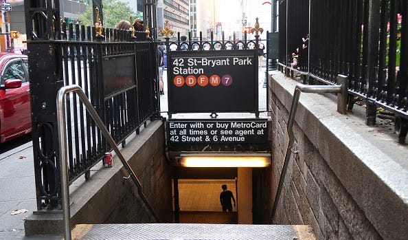 Bryant Park 42nd St Subway