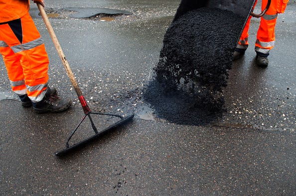 Pothole crews