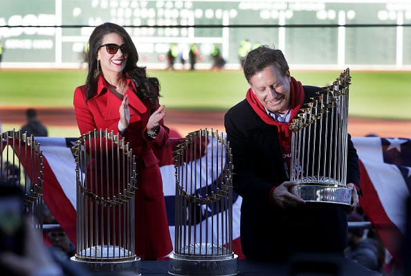 Linda Pizzuti Henry and Tom Werner