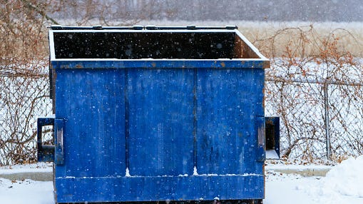 Reserve a dumpster for your ex for Valentine’s Day