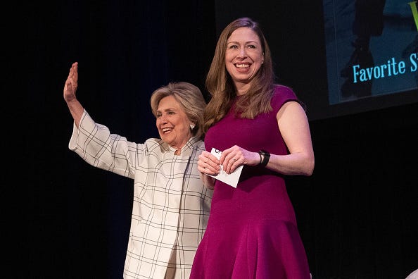 Hillary and Chelsea Clinton