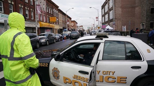 Man arrested in Jersey City double stabbing that left man dead, woman injured