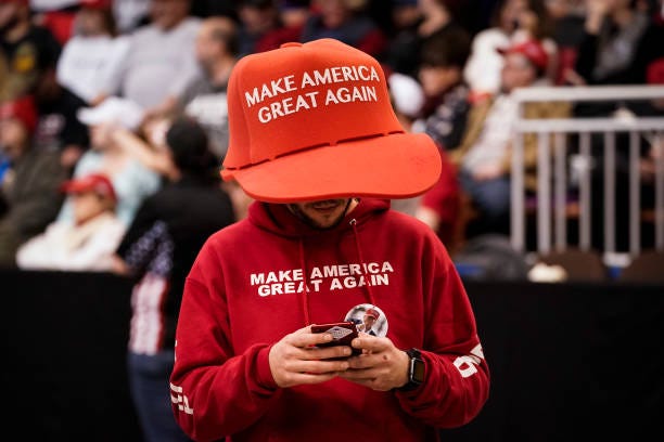 President Trump Holds Rally In New Hampshire Day Before State's.
