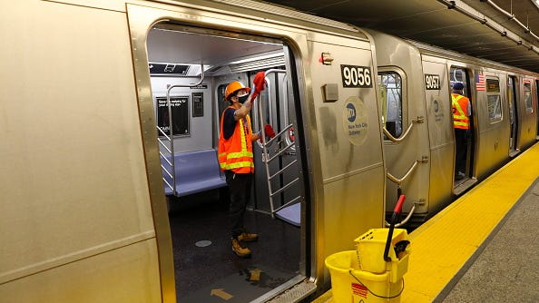 Cuomo to WINS: 'The right thing to do is to disinfect the train, every night'