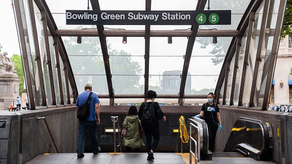 Attacker slashes man, 64, across nose with box cutter on subway in Lower Manhattan