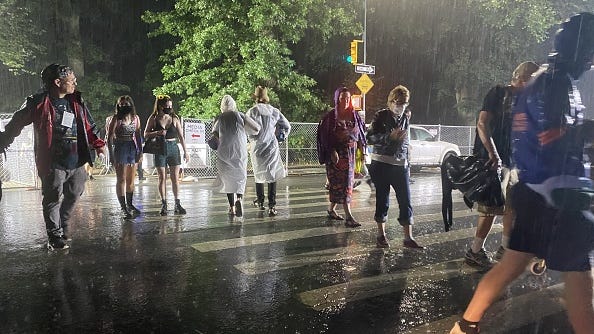 NYC sees wettest hour on record during Saturday night's drenching storms
