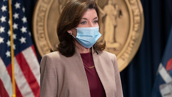 Hochul declares disaster emergency for hospital capacity as new COVID-19 variant emerges