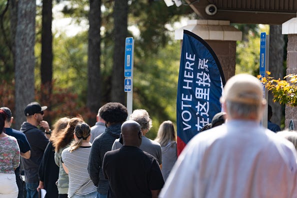 early voting, Georgia, midterm elections